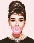 Audrey Hepburn Bubble Gum