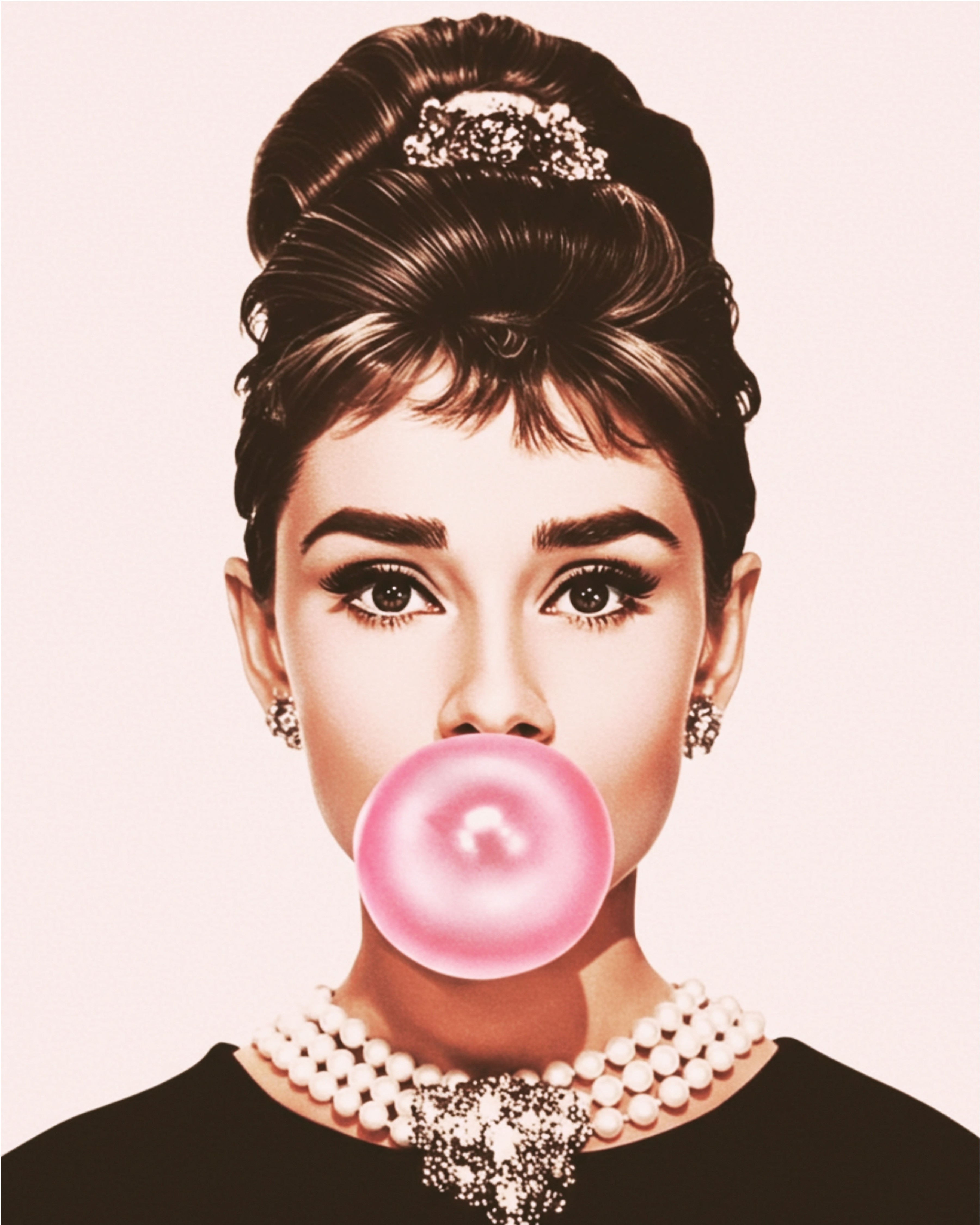 Audrey Hepburn Bubble Gum