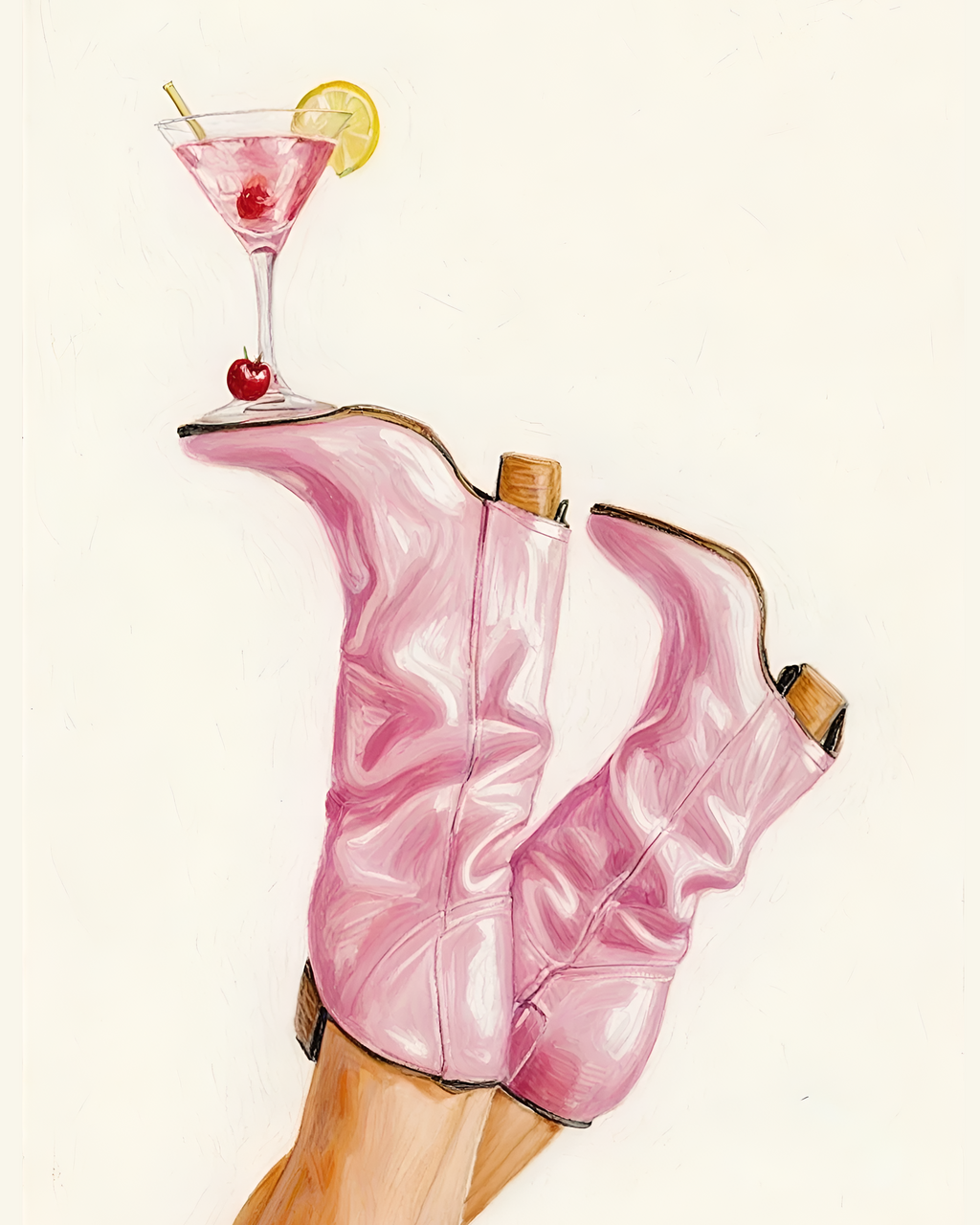 Cowgirl Boots Martini