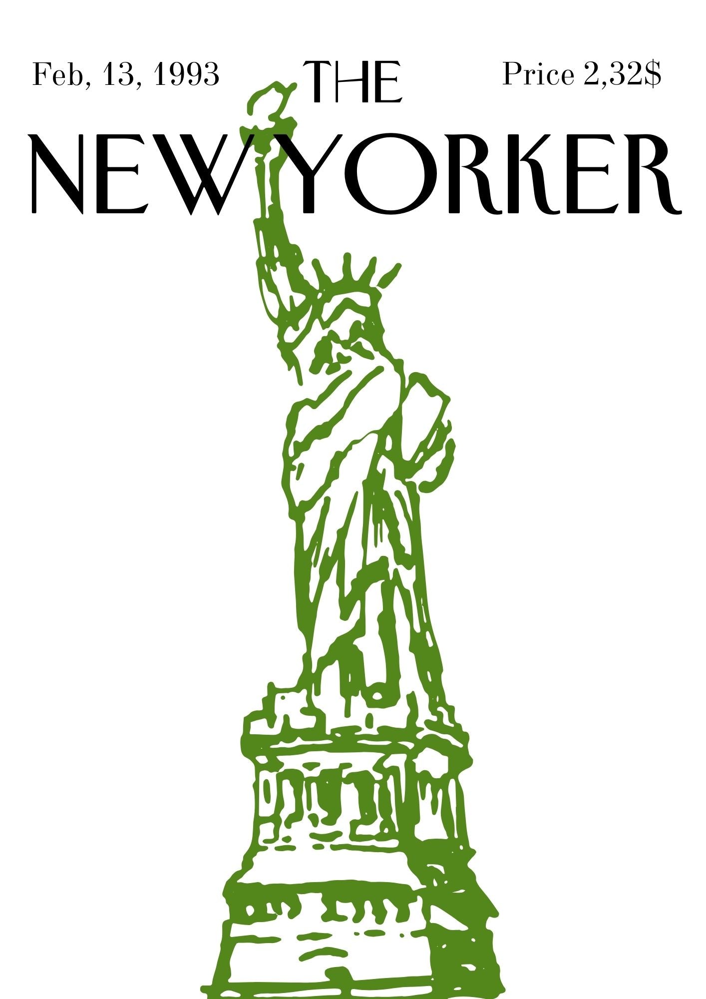 New Yorker Statue of Liberty