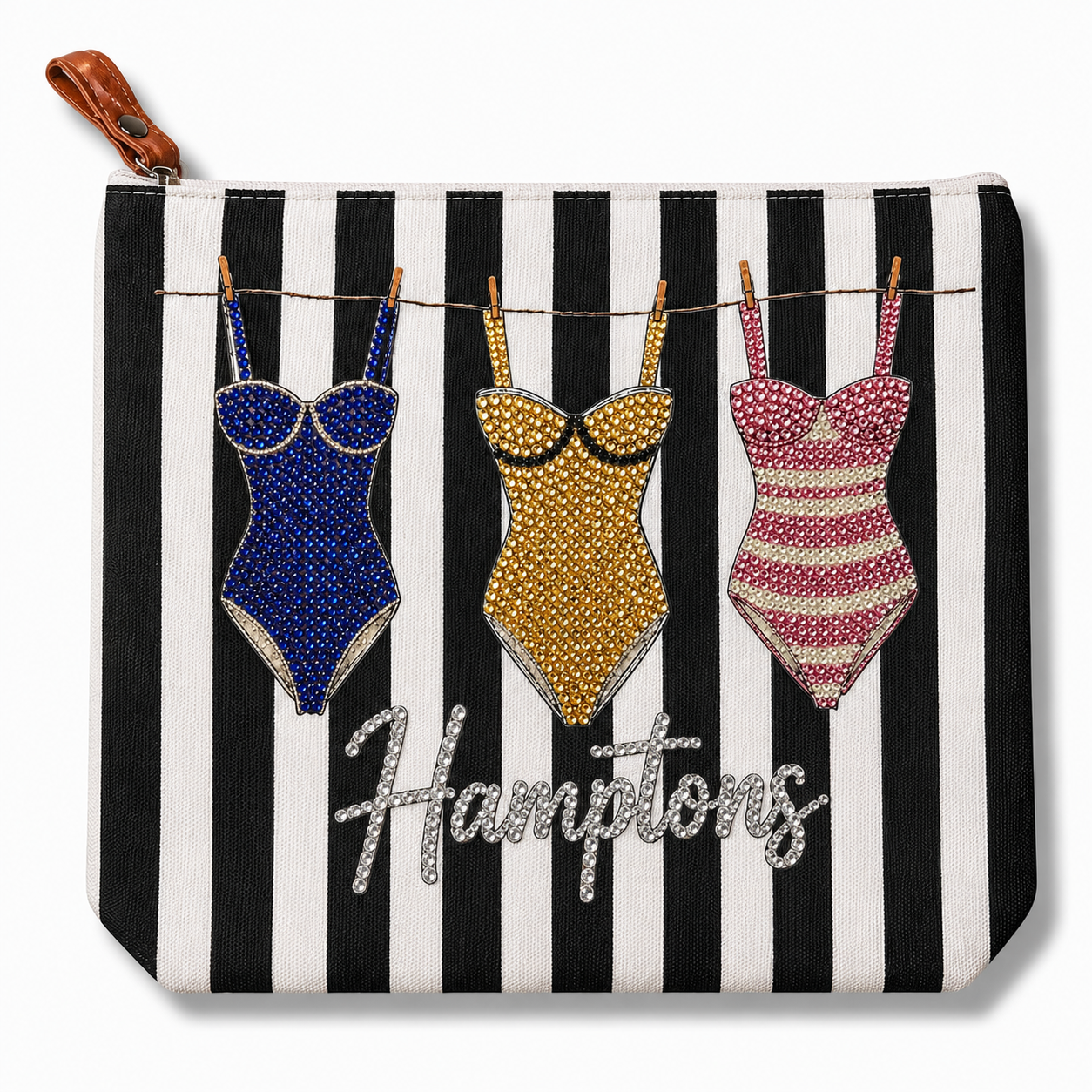 Vintage Swimsuit Makeup Bag