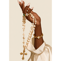 Pearl Cross Necklace
