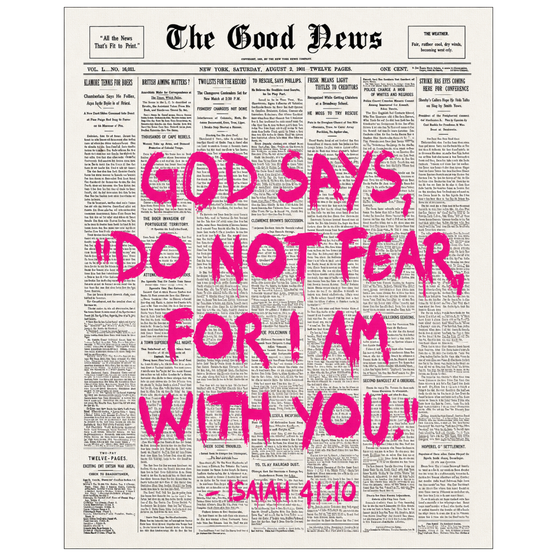 God Says Do Not Fear