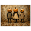Pumpkin Head Girls