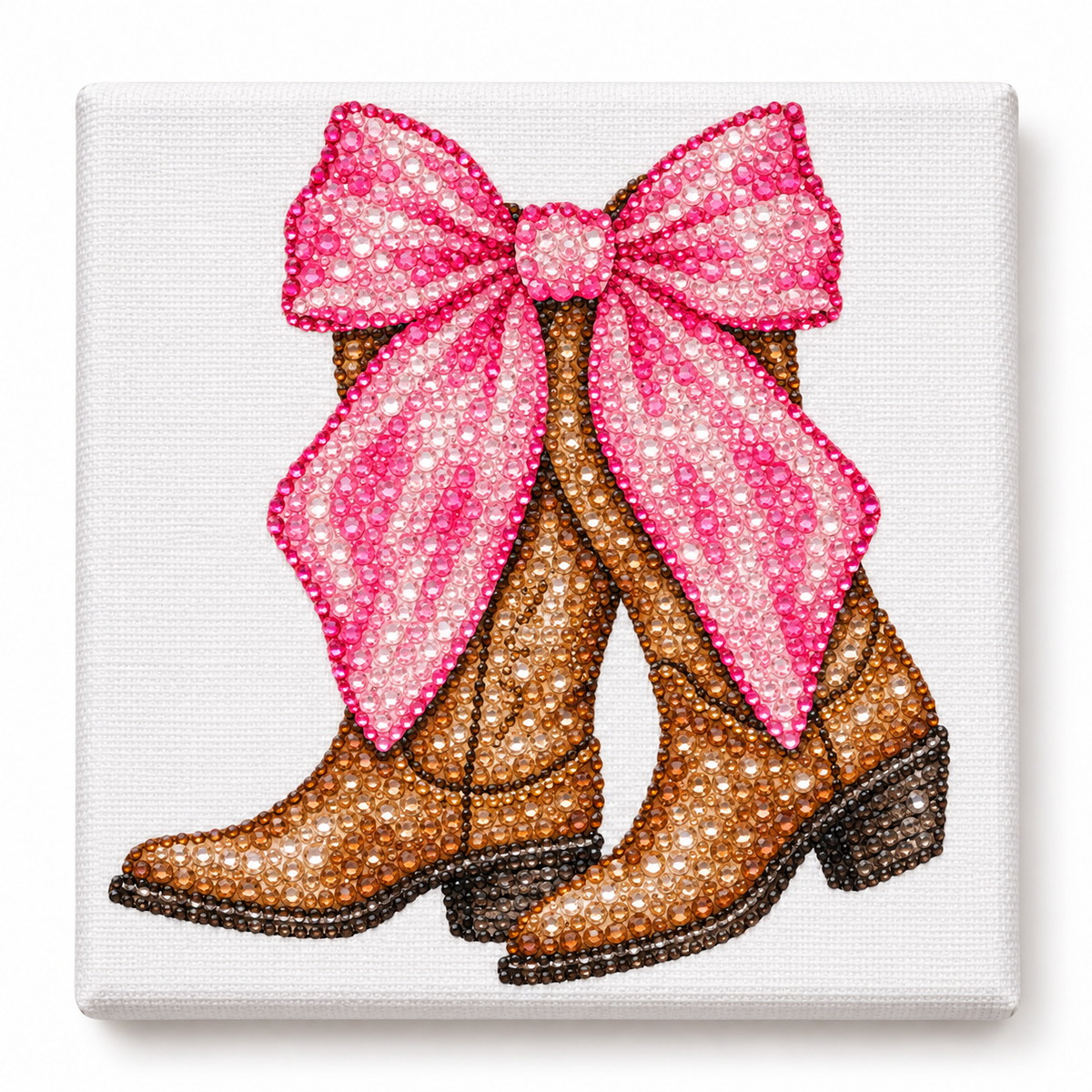 Cowgirl Boots Bow Magnet Kit
