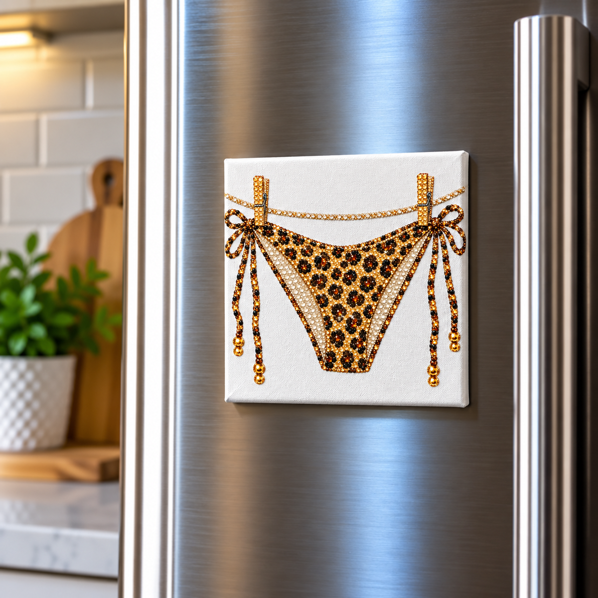 Leopard Bikini Bottom Magnet Kit