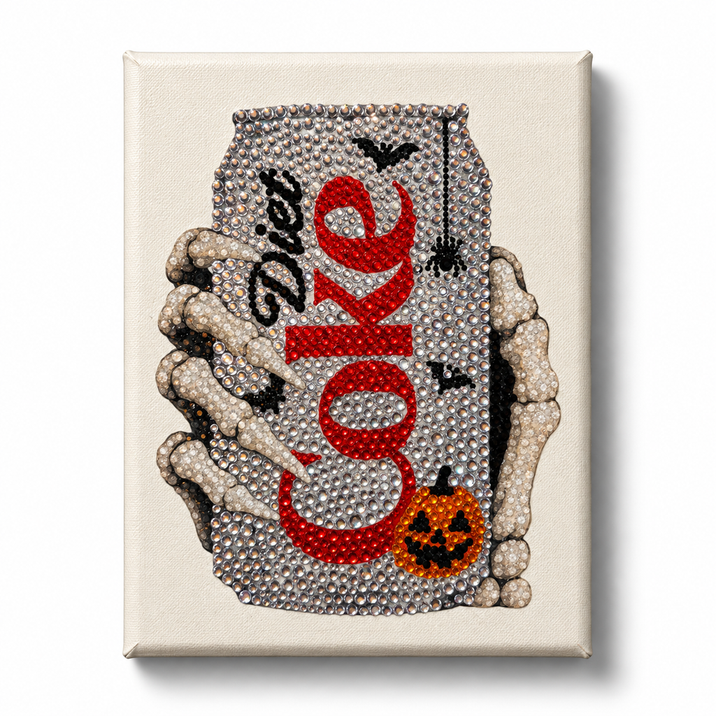 Halloween Diet Coke Skeleton