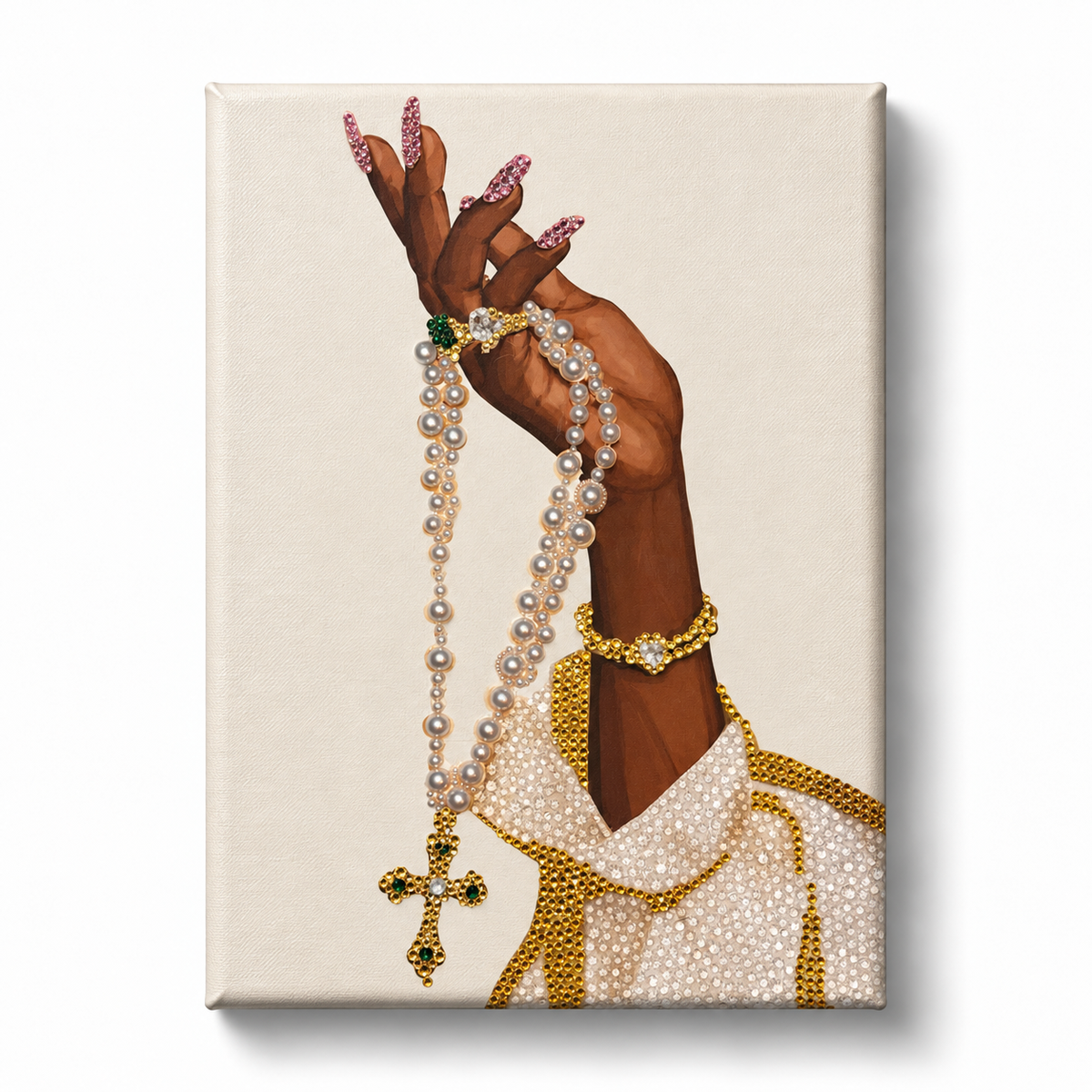 Pearl Cross Necklace