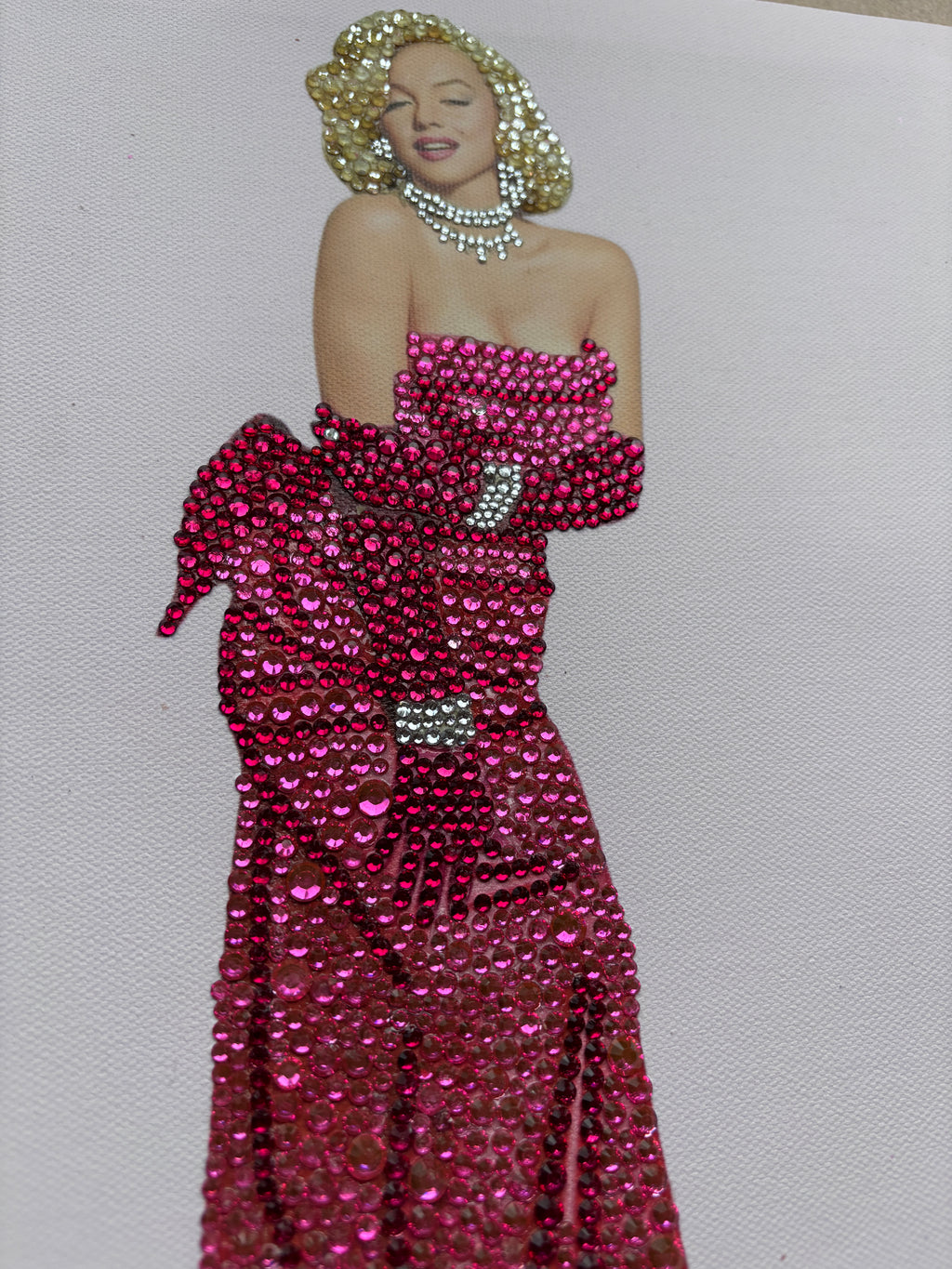 Marilyn Monroe Pink Dress
