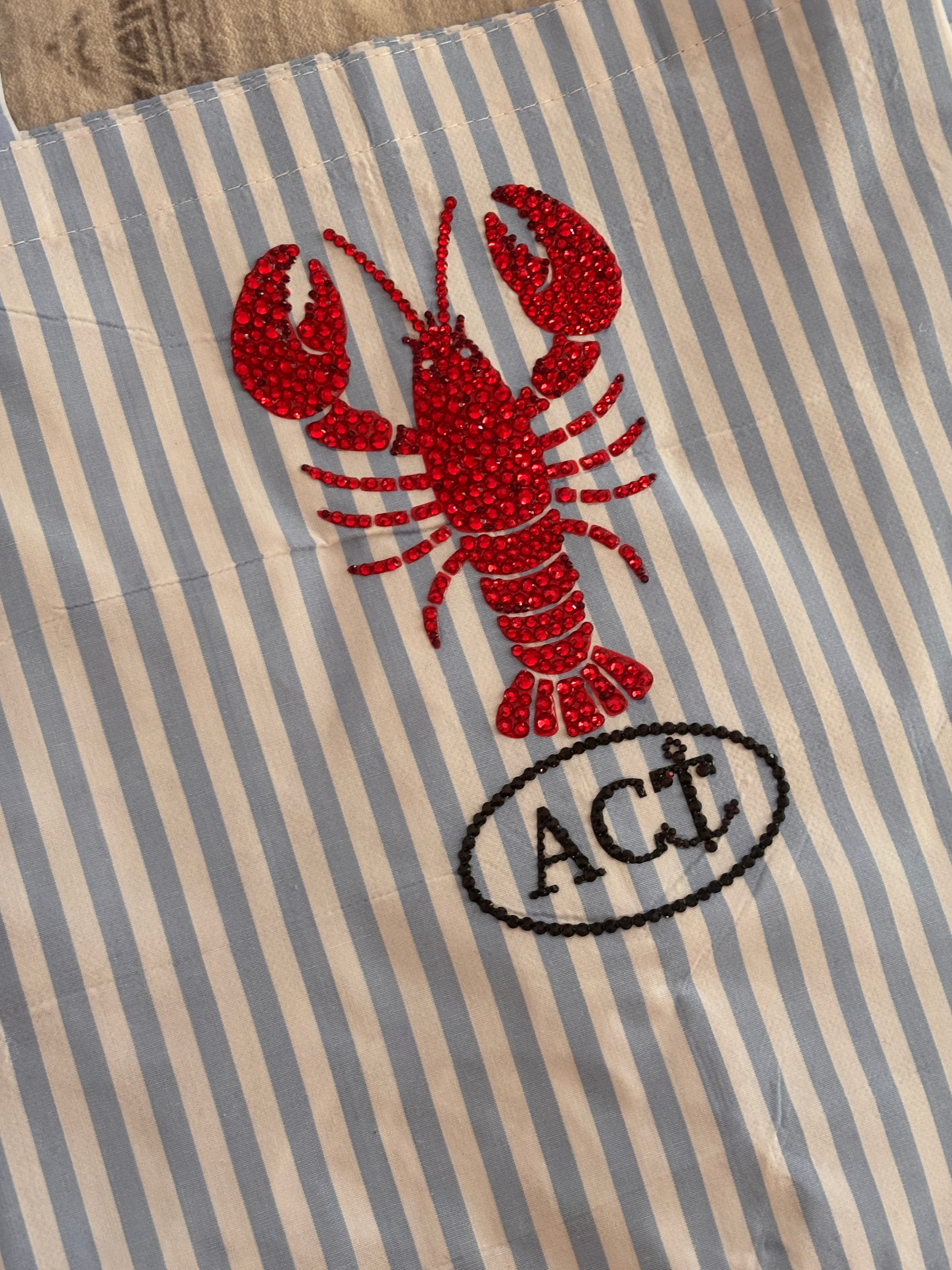 Nantucket Lobster Coastal ACK Tote Bag