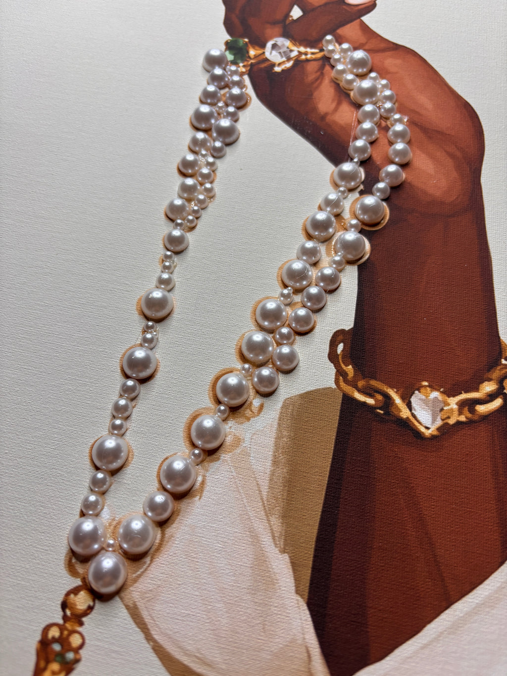 Pearl Cross Necklace