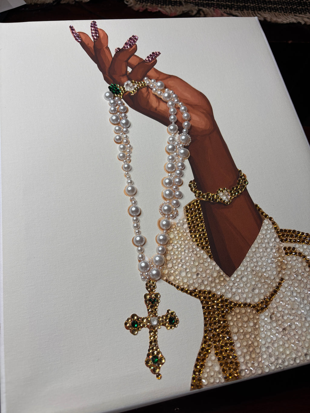 Pearl Cross Necklace