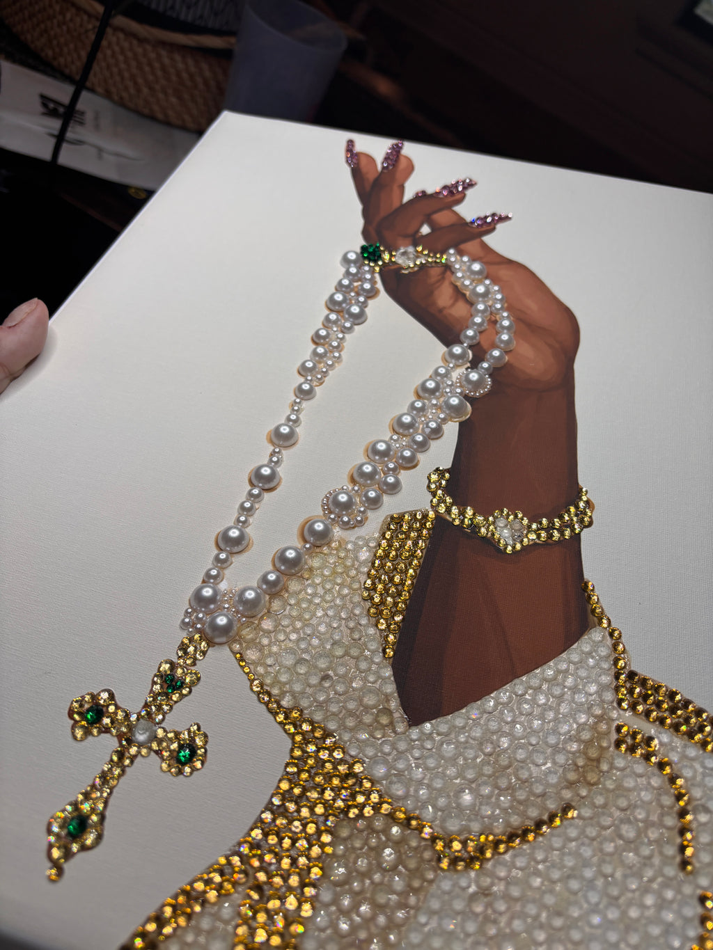 Pearl Cross Necklace