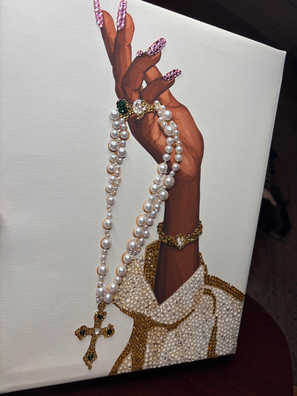Pearl Cross Necklace