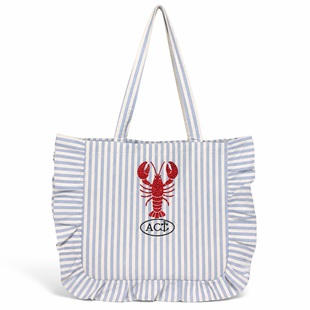 Nantucket Lobster Coastal ACK Tote Bag