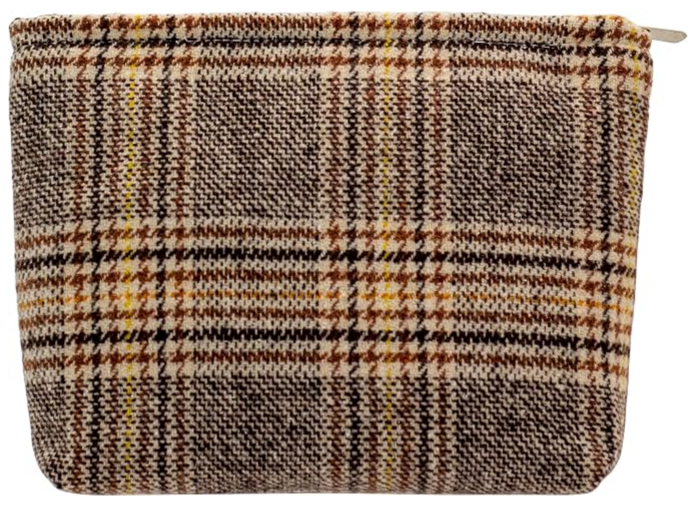 Preppy Monogram Plaid Makeup Bag