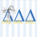 Sorority Tri Delta Bow
