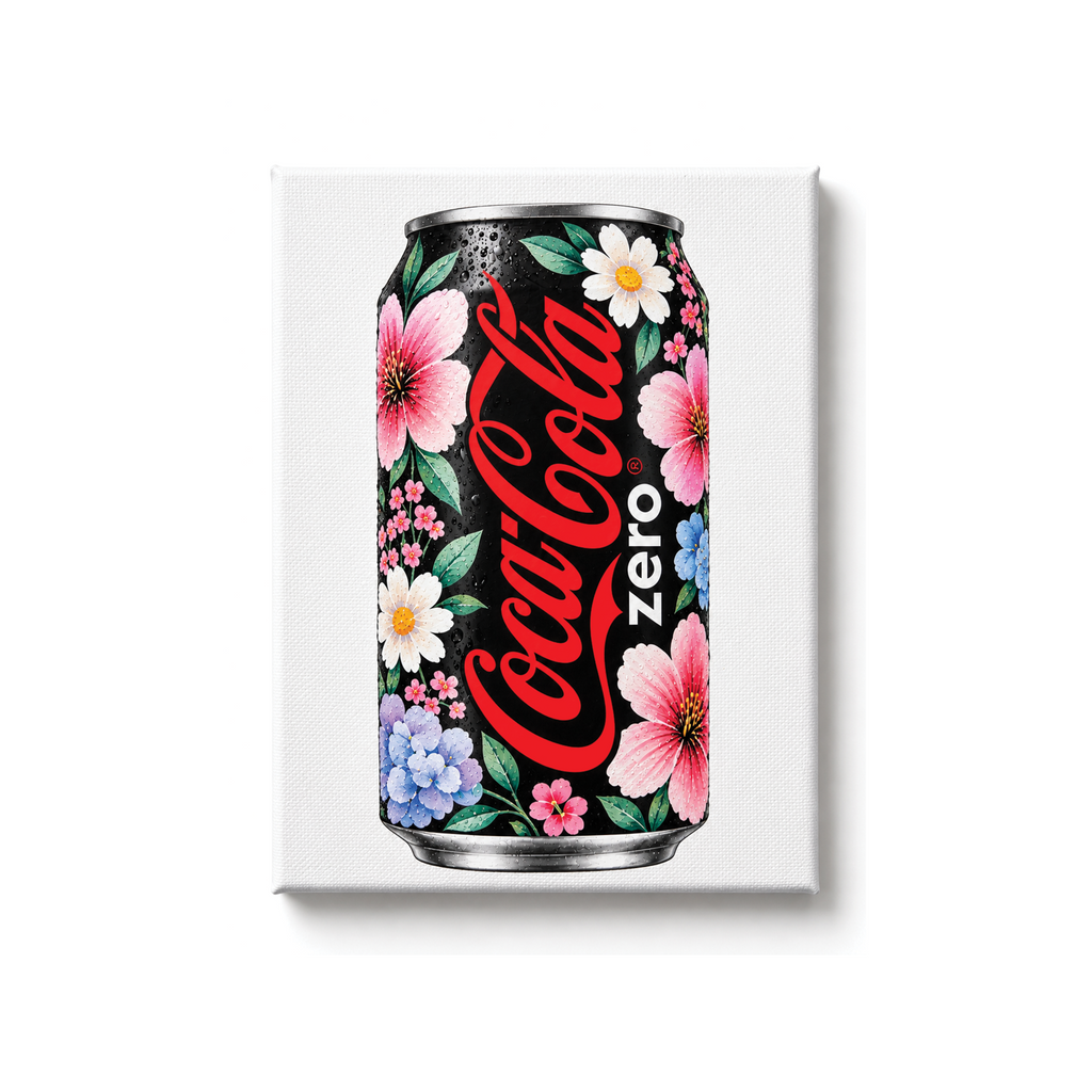Coke Zero Floral 1