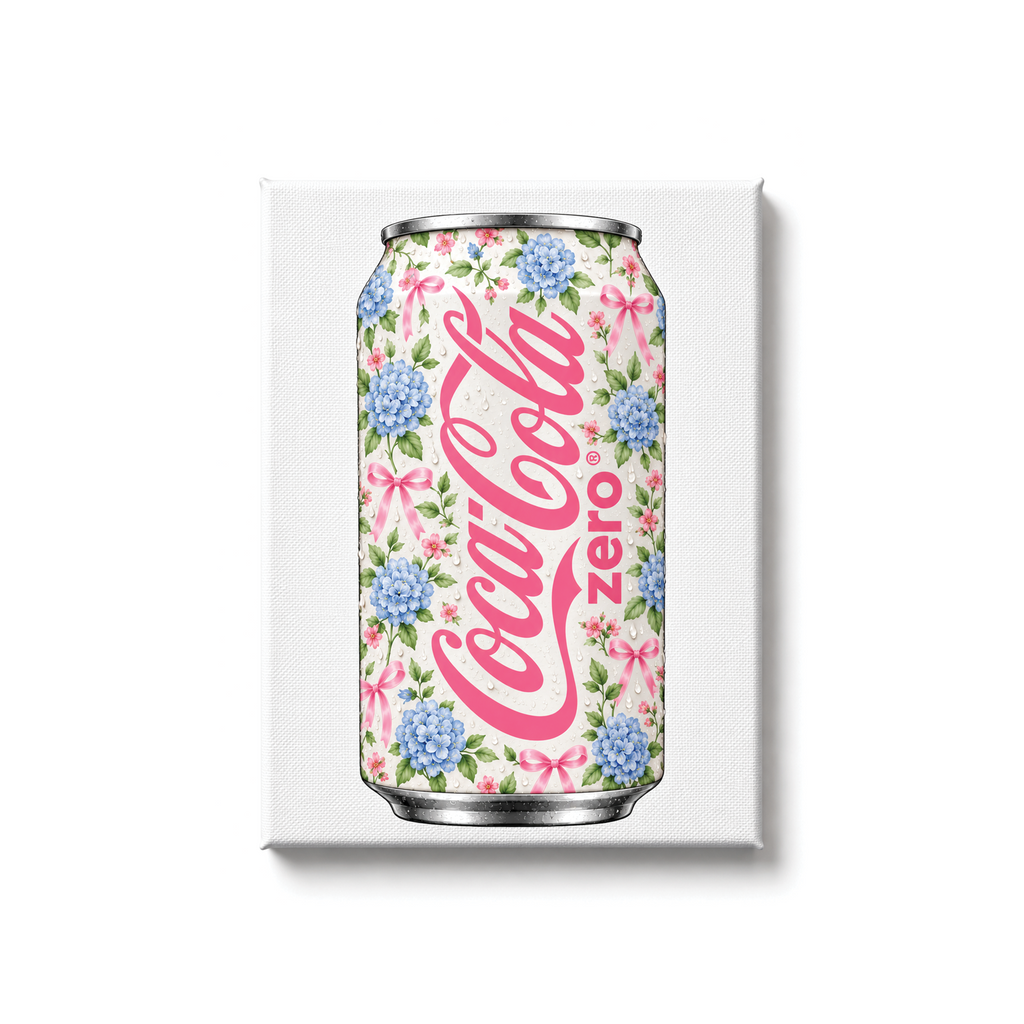 Coke Zero Floral 2