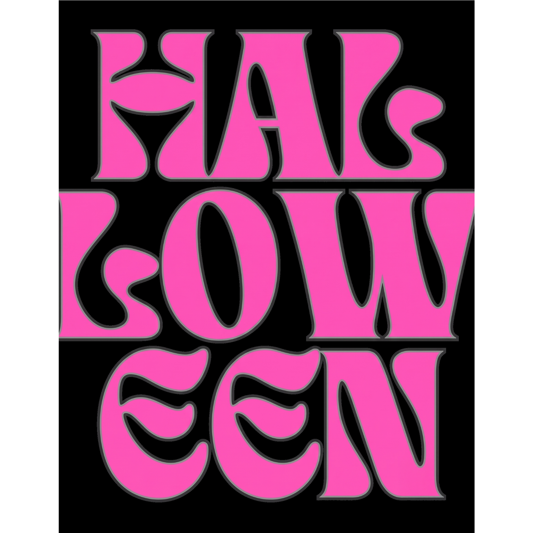 Halloween Bold Pink / Black