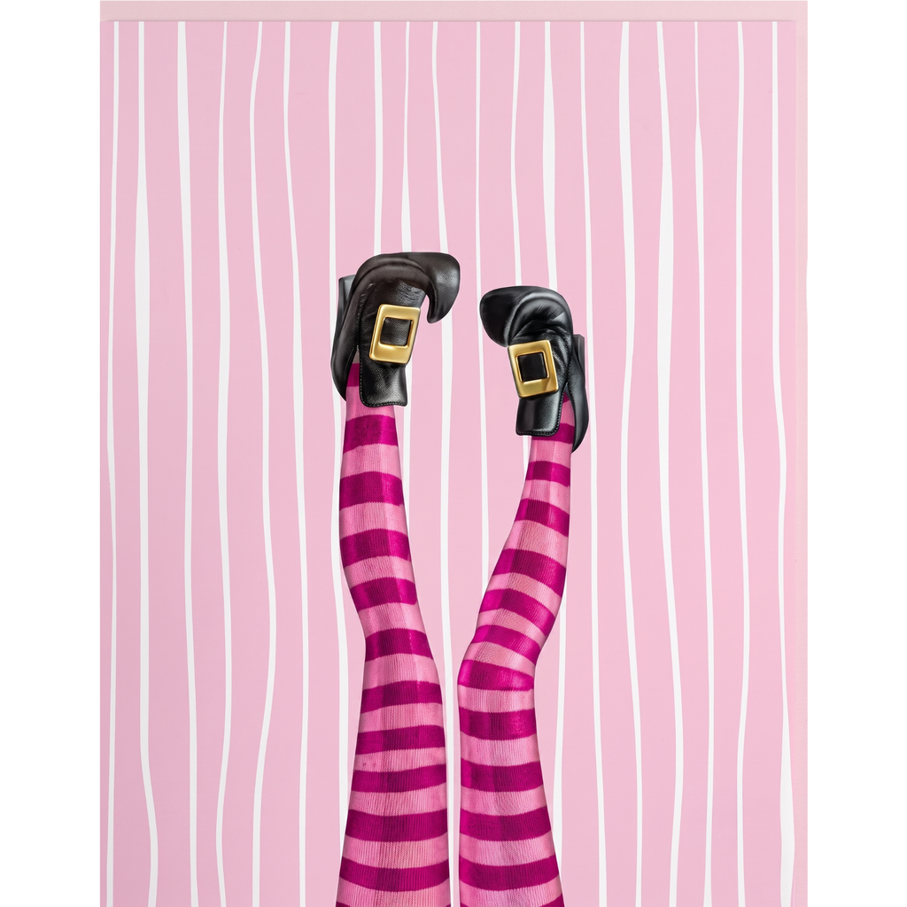 Halloween Pink Witches Legs