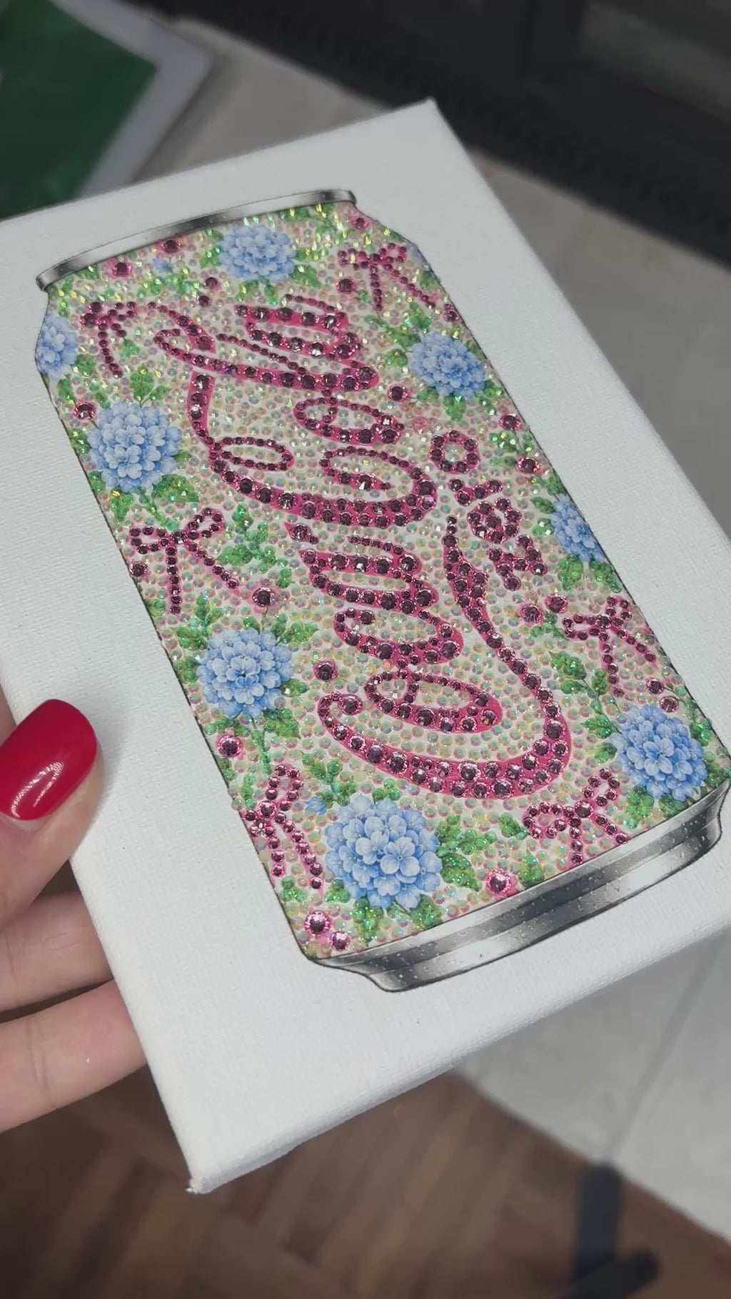 Coke Zero Floral 2