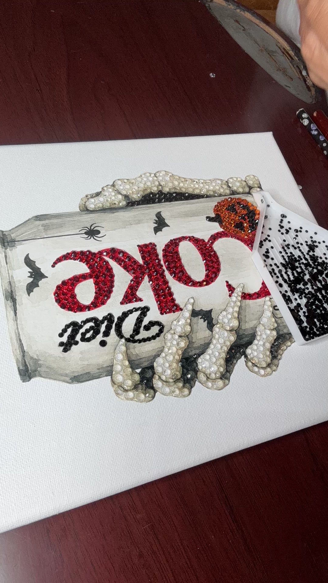 Halloween Diet Coke Skeleton