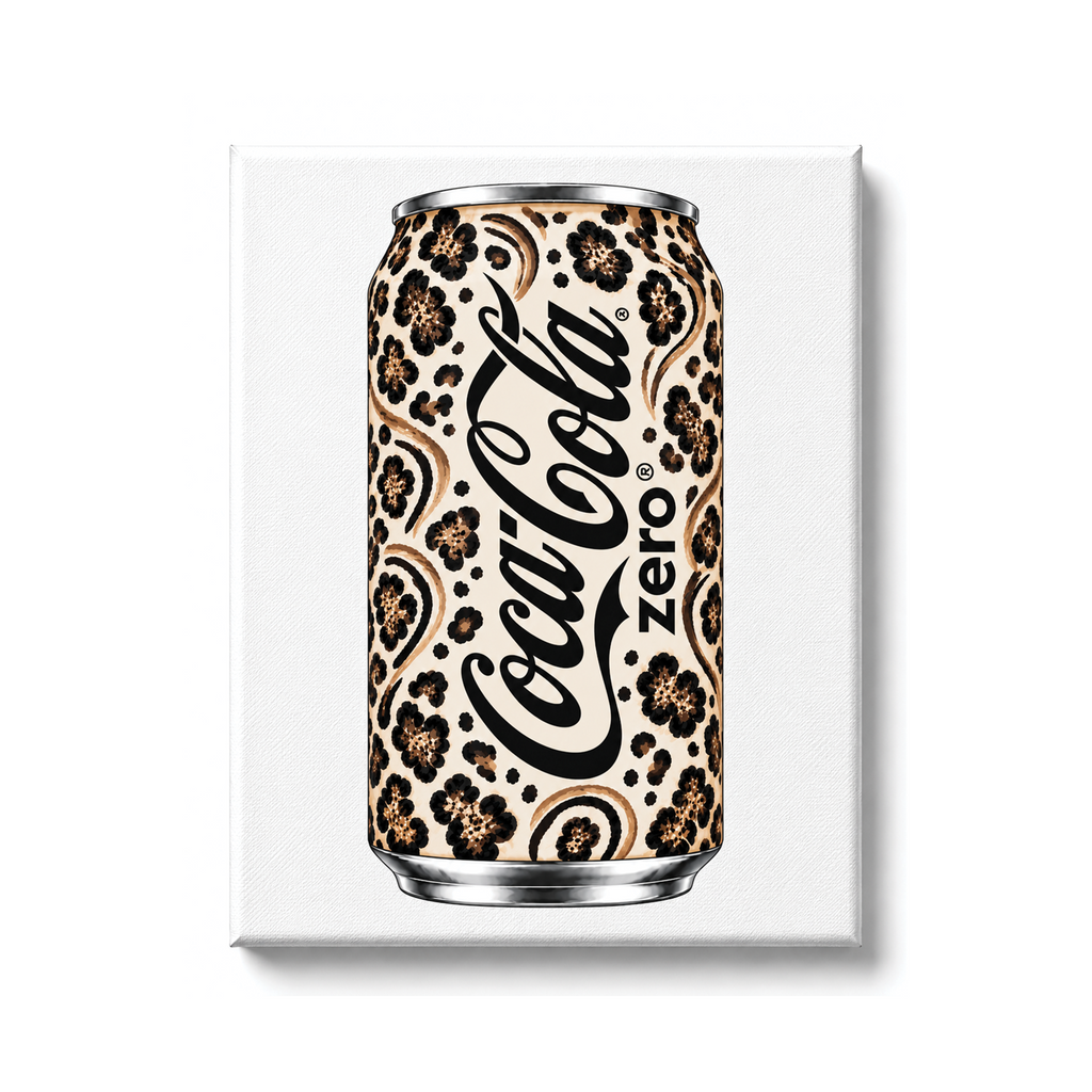 Coke Zero Leopard Animal Print