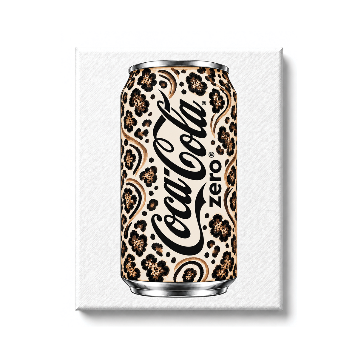 Coke Zero Leopard Animal Print